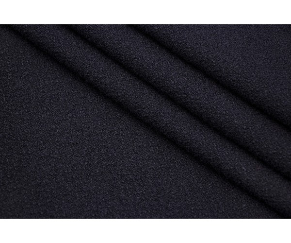 Тканина костюмно-плательная Італія (вовна 100%, чорний, шир. 1,60 м)