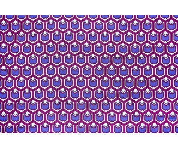 Ткань штапель Италия (вискоза 100%, цена за отрез 2,60м, разноцветный, орнамент, шир. 1,40 м)