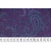 Ткань шерсть Италия (тонкая, шерсть 100%, сине-сиреневый, турецкие огурцы, шир. 1,40 м)