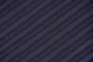 Тканина костюмно-плательна Італія (вовна 100%, чорно-синій, фактурні смужки, шир. 1,50 м)