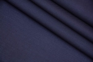 Ткань костюмно-плательная Италия (шерсть 100%, темно-синий, шир. 1,55 м)