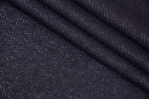 Ткань пальтовая Италия (шерсть 100%, черный, шир. 1,40 м)