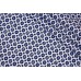 Ткань штапель Италия (вискоза 100%, бело-синий, узор, шир. 1,50 м)