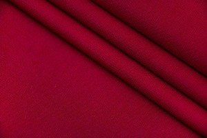 Ткань креп Италия (шерсть 95%, эластан 5%, красный, шир. 1,45 м)