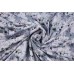 Тканина креп Італія (віскоза 100%, світло-сірий, квіти, шир. 1,40 м)