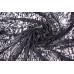 Тканина гіпюр Італія (поліестер 100%, чорний, візерунок, ціна за відріз 1,80, шир. 0,95 м)