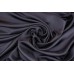 Ткань шелк Италия (матовый, габардиновый, шелк 100%, черный, шир. 1,40 м)