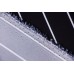 Ткань плащевка Италия (плотная, водоотталкивающая, полиэстер 100%, черный, полоски, шир. 1,40 м)