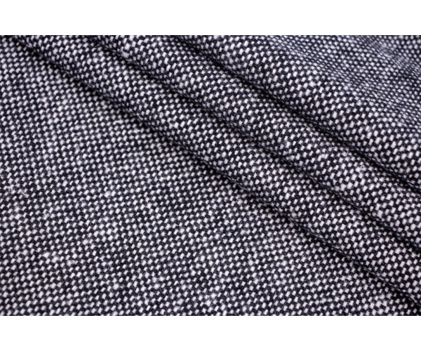Ткань твид Италия (коттон 50%, акрил 50%, серый, шир. 1,50 м)