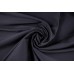 Тканина пальтова Італія (діагональ, вовна 70%, поліестер 30%, чорний, шир. 1,40 м)