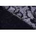 Тканина пальтова лана Італія (двошаровий, вовна 100%, сіро-чорний, квіти, шир. 1,50 м)