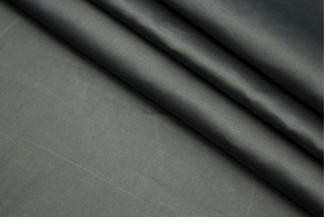 Тканина сатин Італія (котон 100%, темно-сірий, шир. 1,16м)