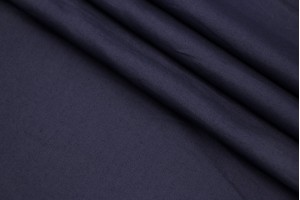 Ткань батист Италия (коттон 100%, темно-синий, шир. 1,50м)
