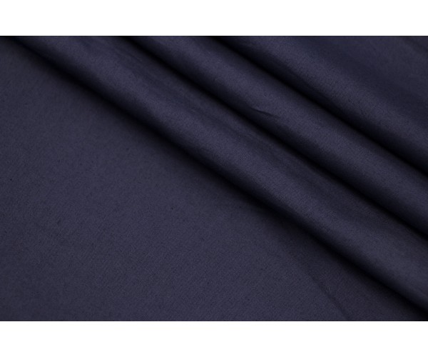 Тканина батист Італія (котон 100%, темно-синій, шир. 1,50м)