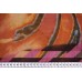 Ткань шифон Италия (крэш, шелк 100%, купон 1,5м, бирюзовый жемчуг, абстракция, шир. 1,35 м)