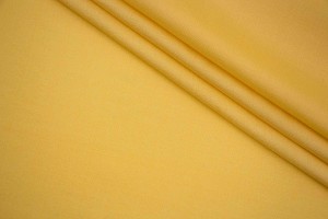 Ткань шелк Италия (матовый, шелк 50%, вискоза 50%, глубокий желтый, шир. 1,40 м)