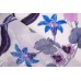 Тканина вовна Італія (креп, вовна 100%, білий, квіти, шир. 1,40)