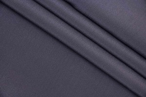 Ткань шелк Италия (шелк 100%, темно-серый, матовый, шир.1,40 м)