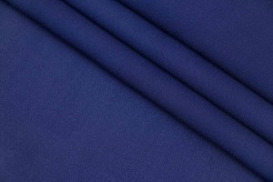 Ткань шелк-шифон Италия (шелк 97%, эластан 3%, темно-синий, шир. 1,40 м)