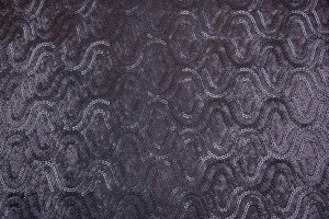 Ткань пайетки Италия (полиэстер 100%, основа-трикотаж, черный, вензель, шир. 1,40 м)