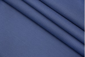 Ткань трикотаж "поло" Италия (коттон 100%, темно-голубой, шир. 2 м)