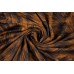 Тканина трикотаж (віскоза 30%, акрил 70%, коричнево-оранжевий, розводи, шир. 1,40 м)