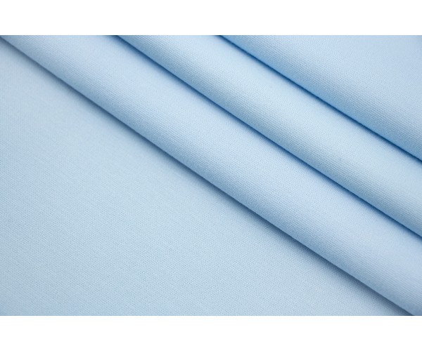 Ткань трикотаж джерси Италия (вискоза 100%, светло-голубой, шир. 1,40 м)