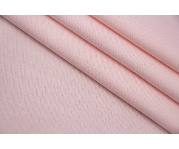 Тканина трикотаж джерсі Італія (віскоза 100%, ніжно-рожевий, шир. 1,50 м)
