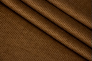 Ткань вельвет Италия (коттон 95%, эластан 5%. карамельный, шир. 1,50 м)