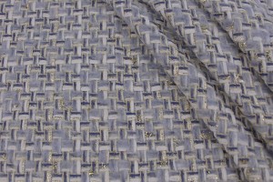 Ткань букле с люриксовой нитью Италия (шерсть 40%, полиестер 60%, шир. 1,30 м)