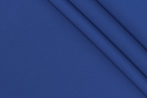  Тканина костюмна креп (поліестер 96%, еластан 4%, синій, шир. 1,45 м)