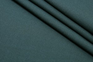 Ткань габардин Италия (шерсть 98%, эластан 2%, темно-зеленый, шир. 1,40 м)