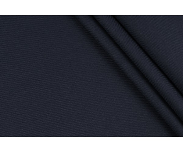 Ткань костюмно-плательная Италия (шерсть 100%, темно-синий, шир. 1,52 м)