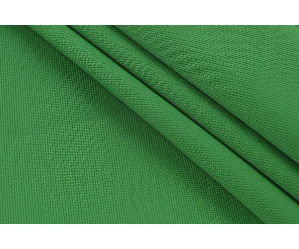 Ткань костюмно-плательная Италия (хлопок 98%, эластан 2%, зеленое яблоко, ширина 1,40 м)