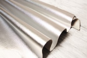 Кожа КРС Италия (серебро, плотная, флотар)