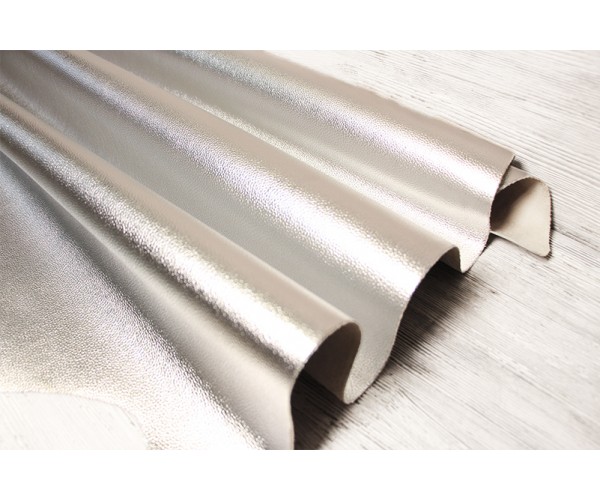 Кожа КРС Италия (серебро, плотная, флотар) Кожа КРС Италия (серебро, плотная, флотар)