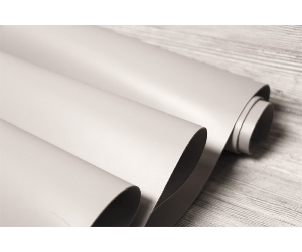 Шкіра ВРХ Італія (свытло- сіра , напівглянець, гладка)