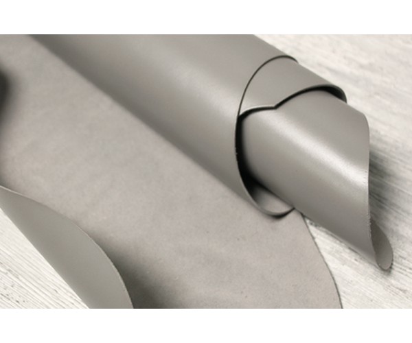 Шкіра ВРХ Італія (сіра , напівглянець, гладка)