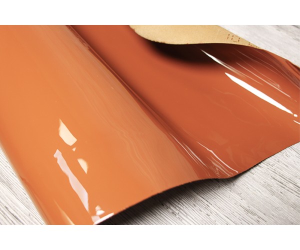 Кожа КРС Италия (карамель, лак)