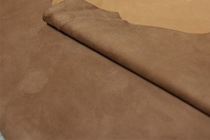 Кожа опоек Италия (светло-коричневый, велюр, мягкий, с лицевой изнанкой)