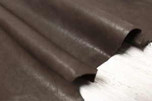 Шкіра овчина Італія (коричневий, Lavato, вінтаж,  м'яка)