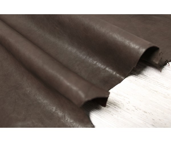 Шкіра овчина Італія (коричневий, Lavato, вінтаж,  м'яка)