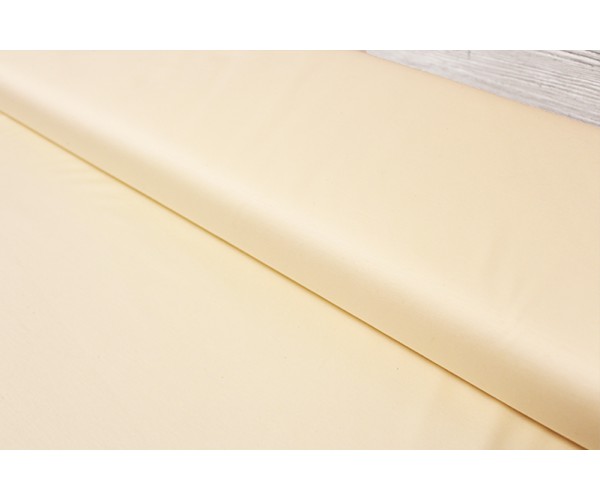 Тканина трикотаж польорований Італія (коттон 100%, молочний, шир. 1.40 м)