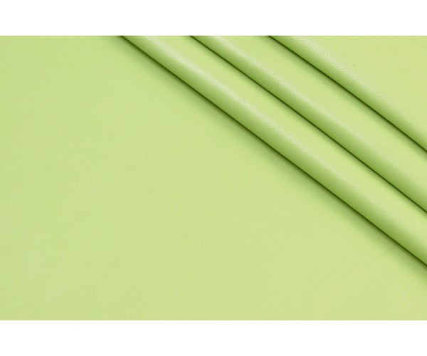 Кожа овчина Италия (салатовая, Cuba perlato verde 04, матовая, гладкая, мягкая)