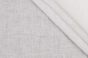 Ткань лен Италия (лен 100%, белый, шир. 1,50 м)