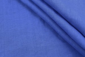 Тканина льон Італія (льон 100%, синій, шир. 1,50 м)