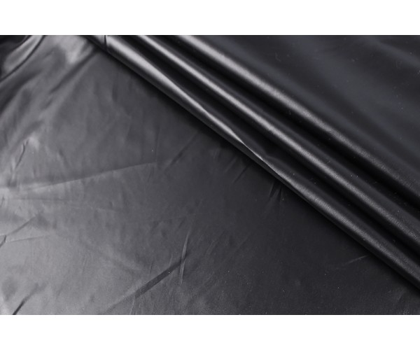 Ткань плащевка Италия (полиэстер 100%, черный, шир. 1,50 м)