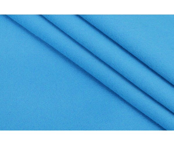 Тканина пальтова сукно Італія Loro Piana (вовна 100%, блакитний, шир. 1,50 м)