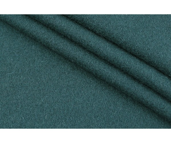 Ткань пальтовая кашемир Италия (шерсть 100%, морская волна, шир. 1,60 м)