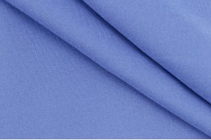 Ткань креп Барби Люкс (полиестер 98% эластан 2%, небесно-голубой, шир. 1,50 м)